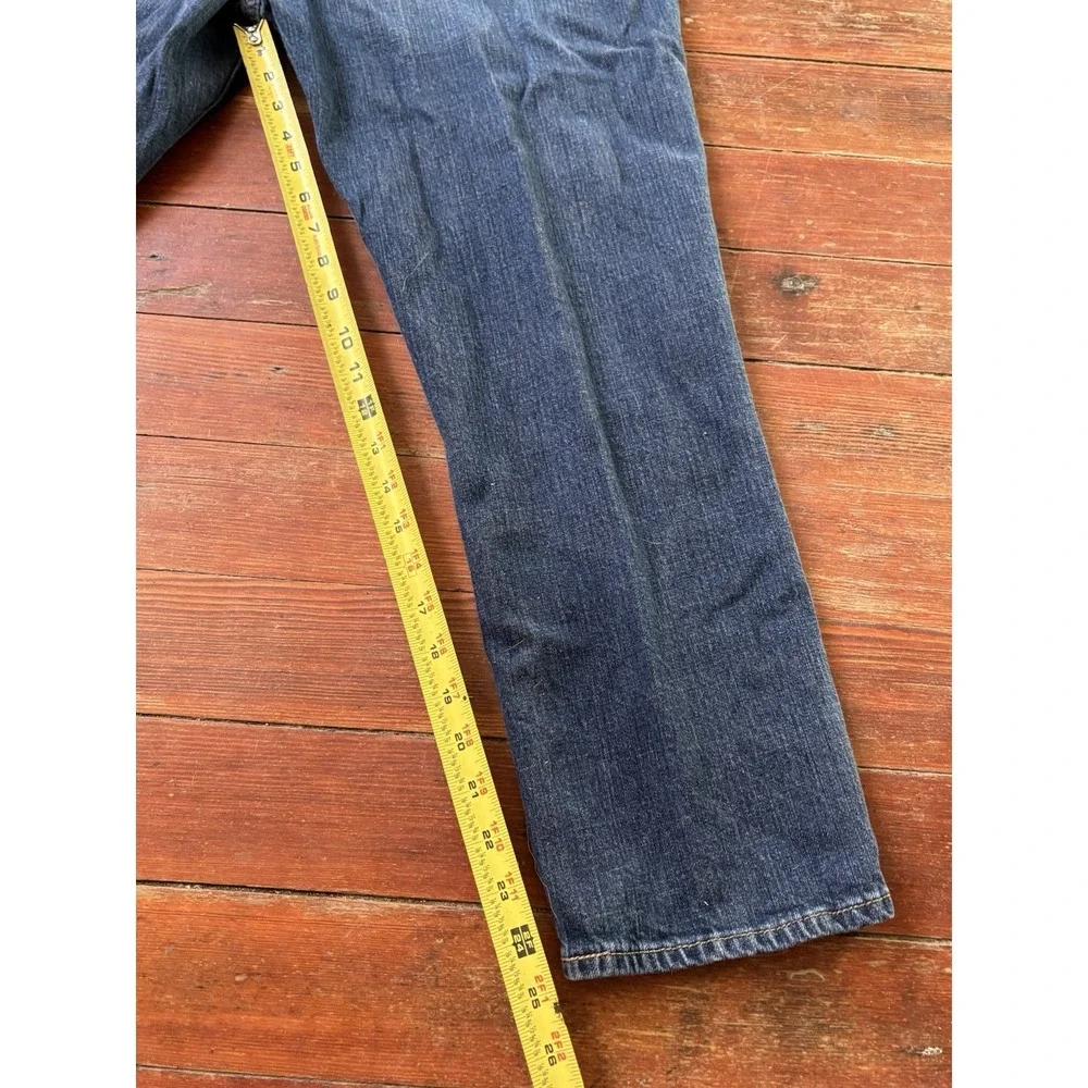 Levis Boyfriend Jeans Womens 32x25 Blue Stretch Denim